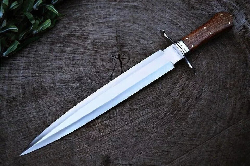 HUNTING KNIVES - Coffin Handle Bowie Knife Full Tang Hunting Knife Survival Handmade Bowie Knife